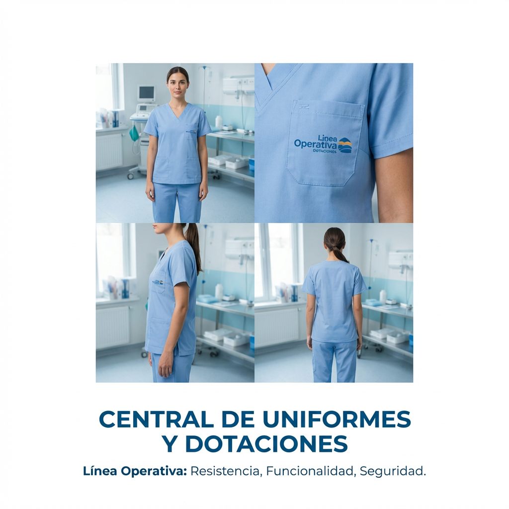 Uniformes de línea asistencial para clínicas y hospitales en Colombia, scrubs profesionales