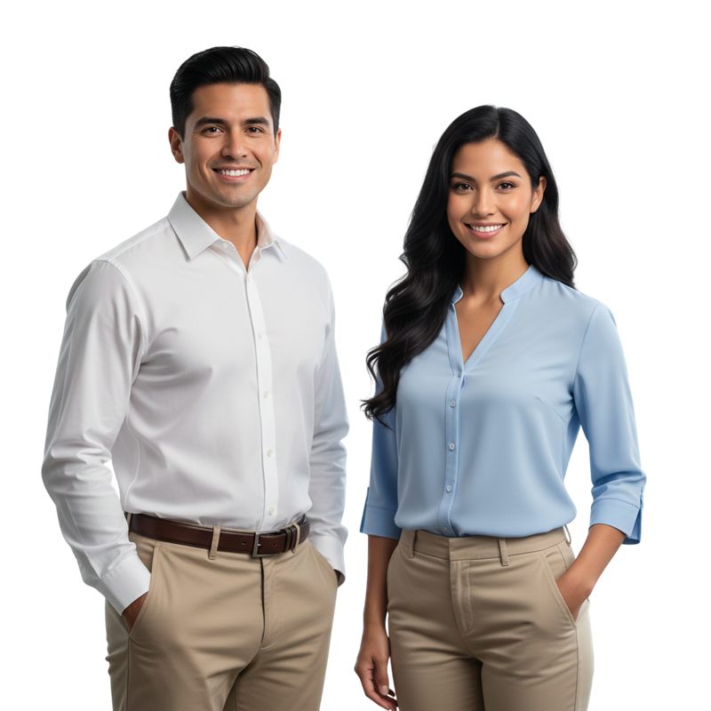Uniforme administrativo personalizado por Central de Uniformes